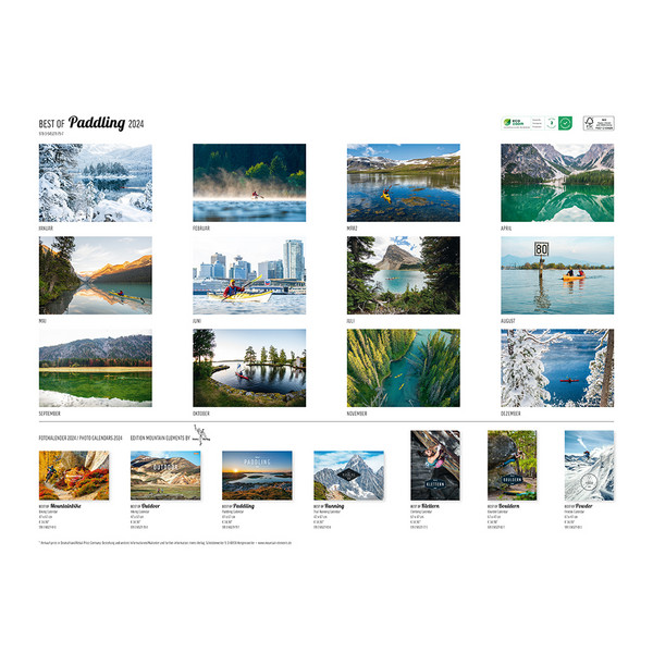 BEST OF PADDLING 2024 - Kalender