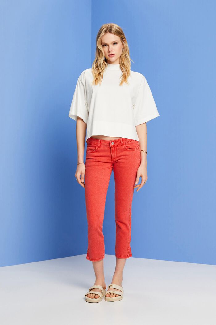 Capri-Hose aus Twill