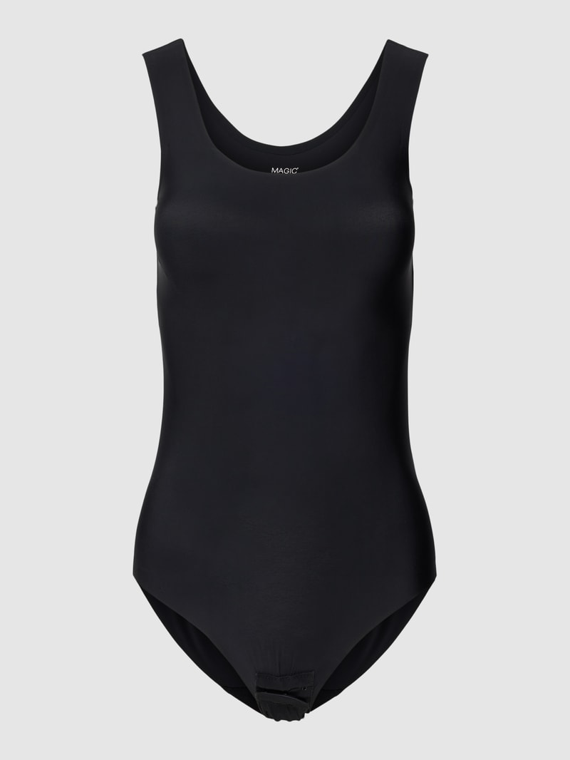 Body mit Shape-Funktion und Hakenverschluss in schwarz
