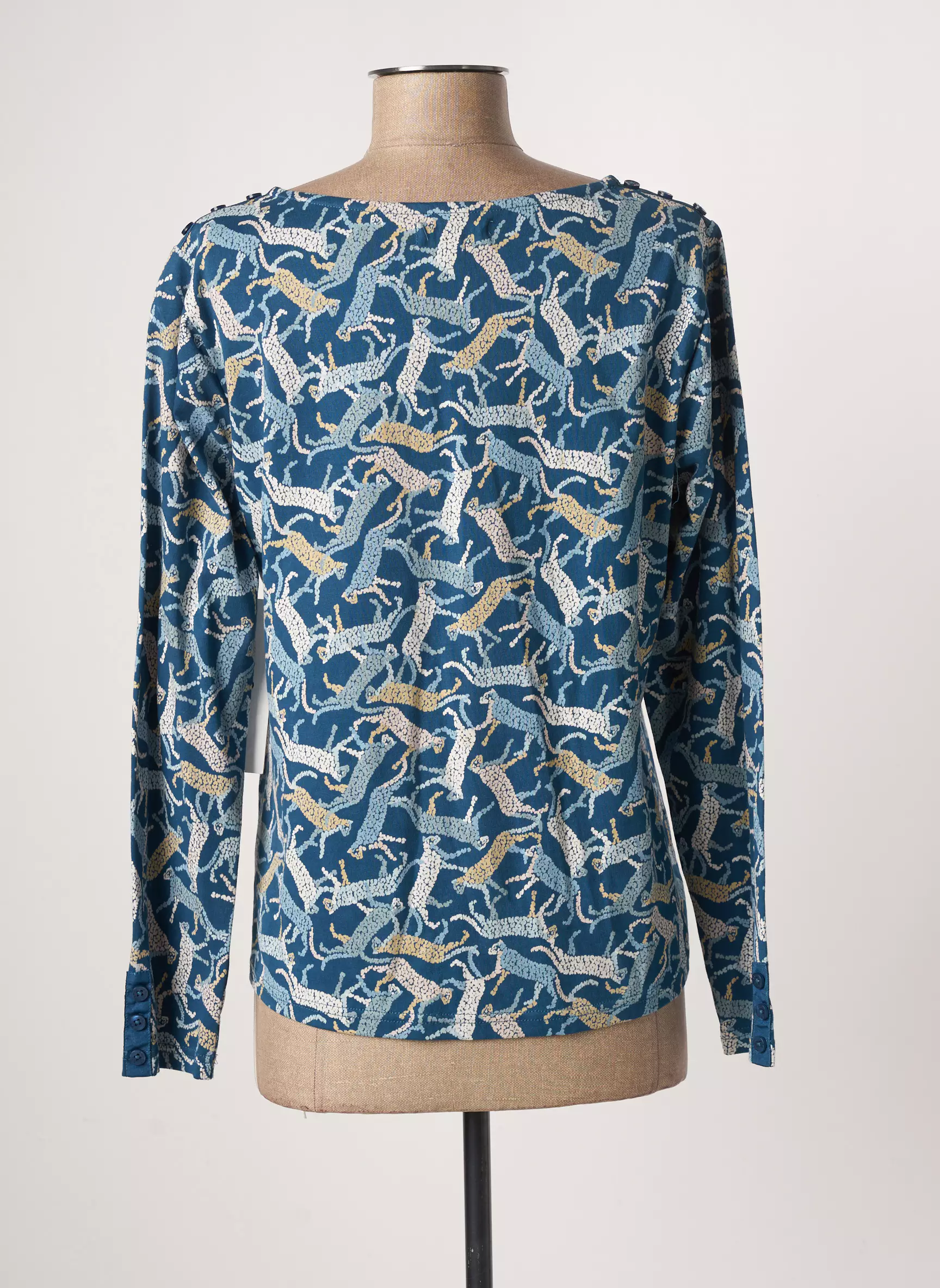 Agathe   Louise Tshirts Femme couleur bleu