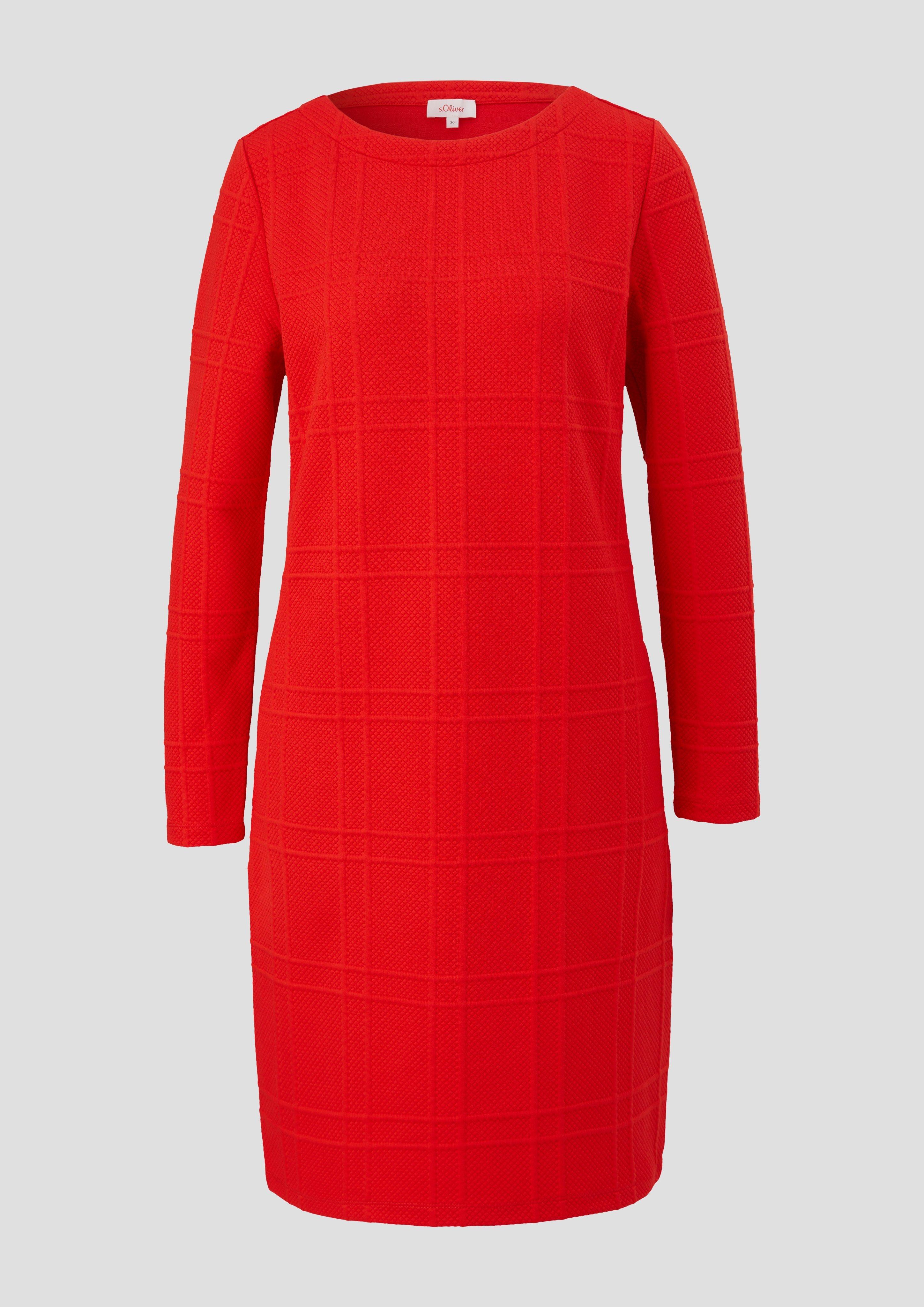 Jacquard-Kleid mit Viskose  2143031-3074