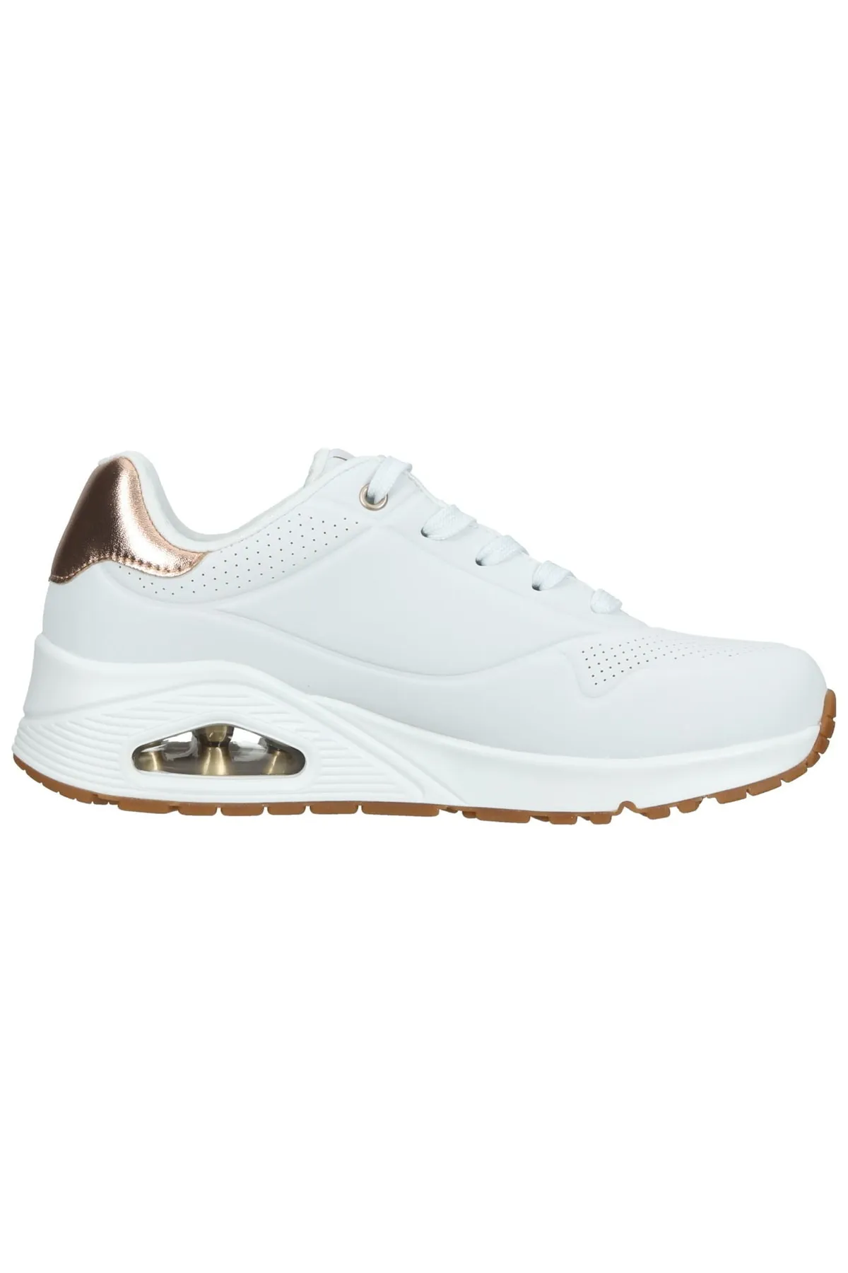 SKECHERS  Sneaker - Weiß - Flacher Absatz