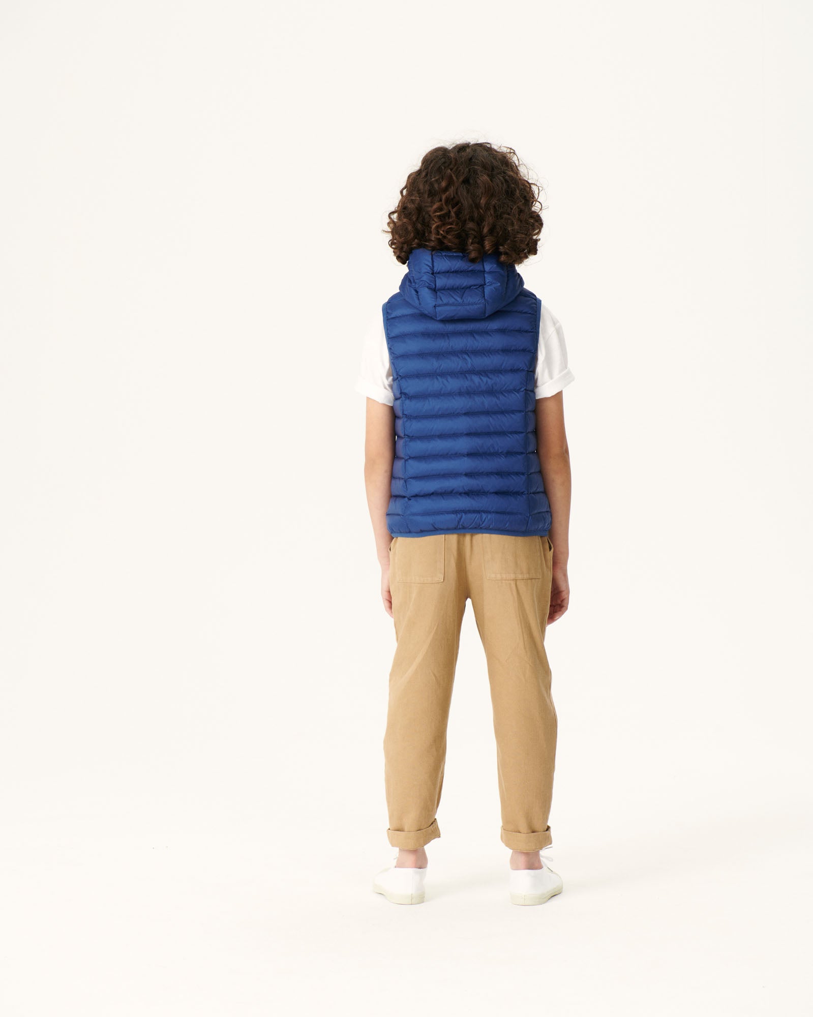 Doudoune sans manches enfant Dark denim Djam