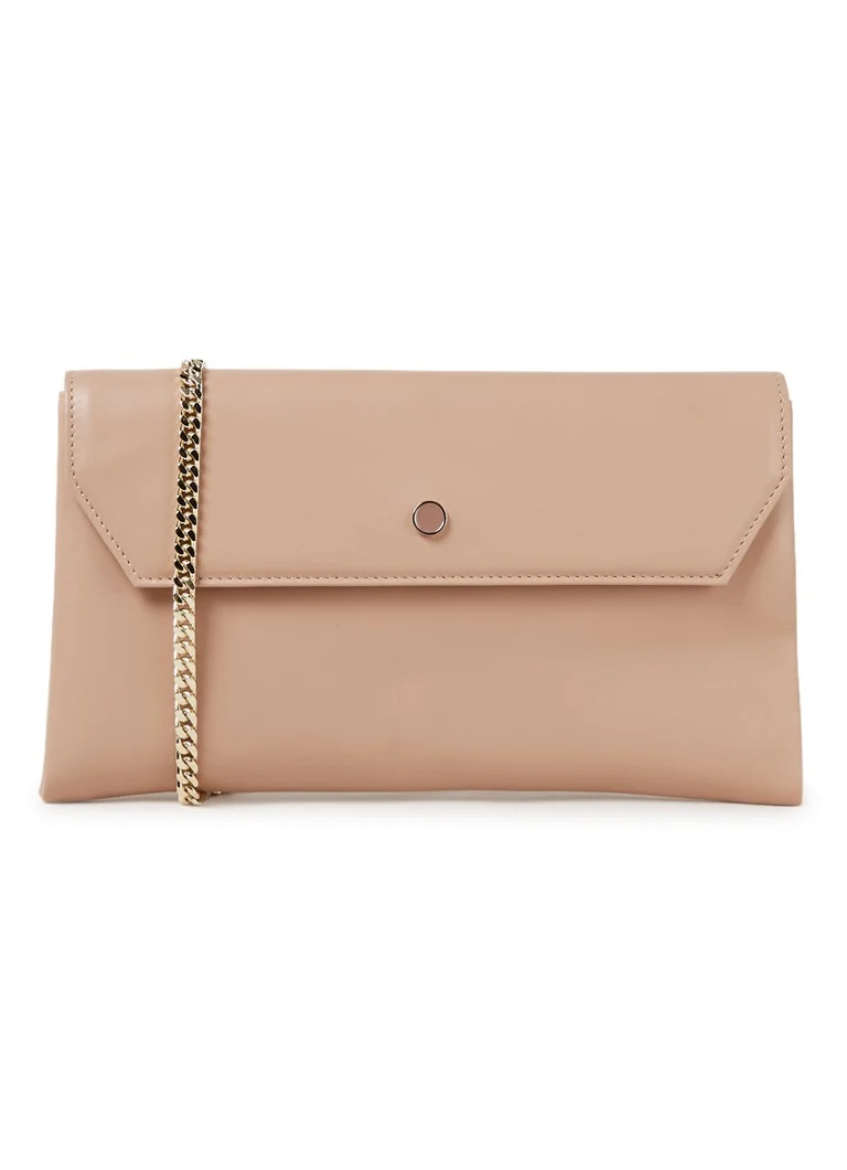 LKBennett Dora -nahkainen clutch-laukku irrotettavalla olkahihnalla