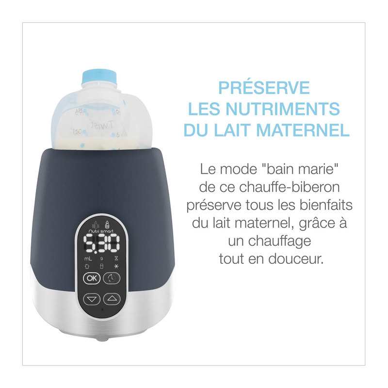 Chauffe-biberons et lait maternel Nutrismart Babymoov