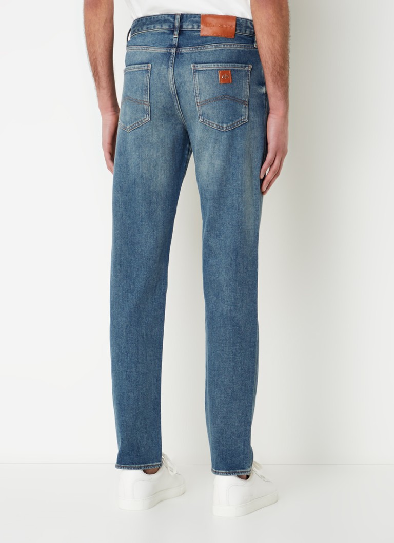Jeans Jean Armani Exchange, vestibilità slim, finitura slavata