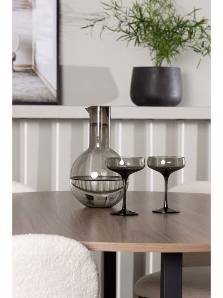 ebuy24 Essgruppe Durango 22 (5-teilig) Nussbaum 120 x 120 cm günstig kaufen onesize