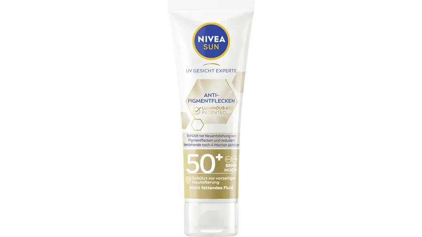 NIVEA SUN UV Gesicht Experte Anti-Pigmentflecken Sonnenschutz LF50+ 40 ml