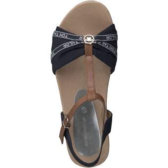 Tom Tailor Sandale in blau