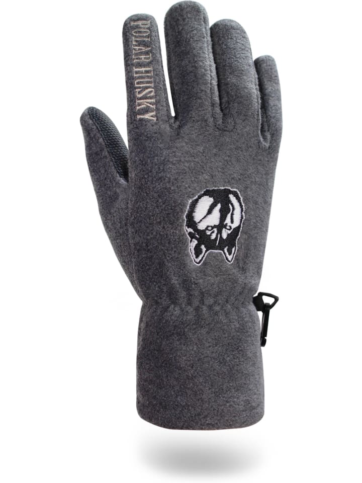Polar Husky Fleece Handschuhe Lhotse in Grau günstig kaufen