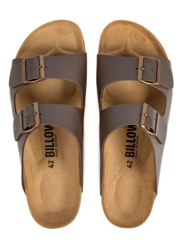 billowy Pantoletten in Braun günstig kaufen