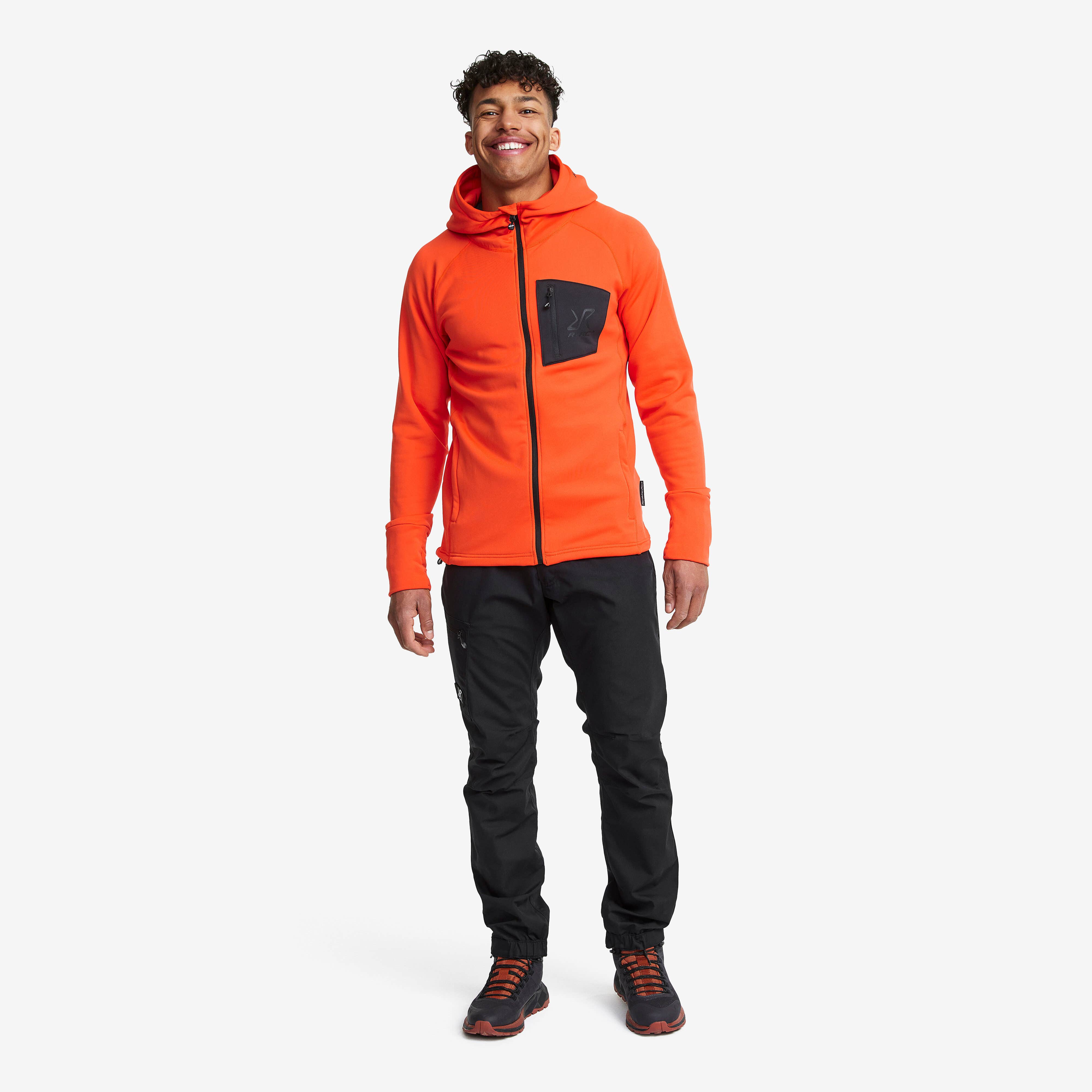 Illusion Hoodie Homme Mandarin Red