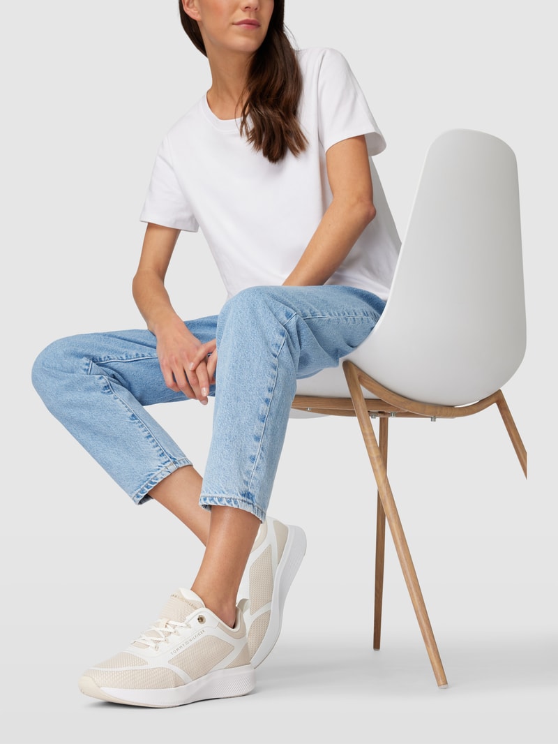 Sneaker mit Label-Details Modell 'ACTIVE' in weiß