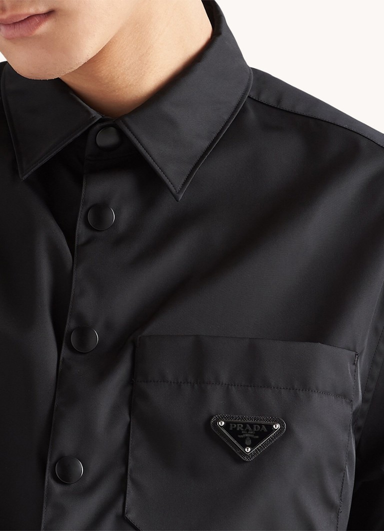 Prada Re-Nylon košulja s logotipom