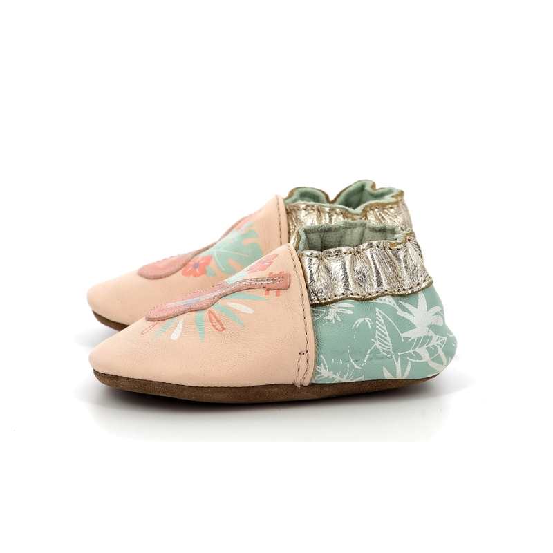 Chaussons cuir tannage vegetal Eyes On You