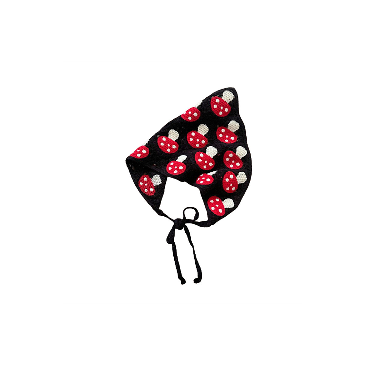 Handgehäkelter süßer Dreiecksschal Kinder-Bandana-Mütze zum Binden