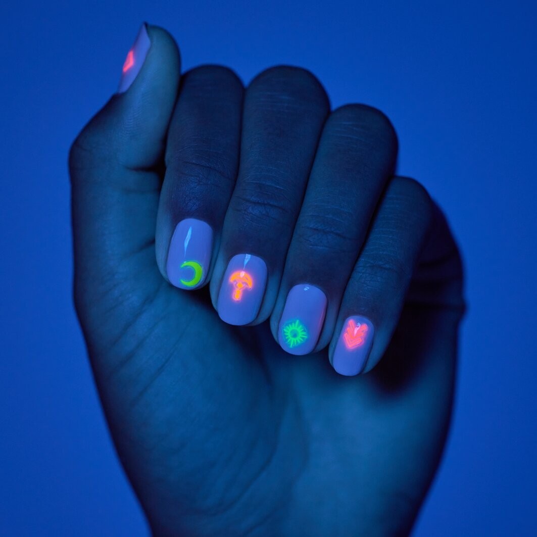 Neon Vibes Nagelsticker. 49 St