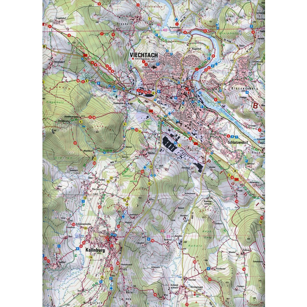 Viechtach 1 : 25 000 - Wanderkarte