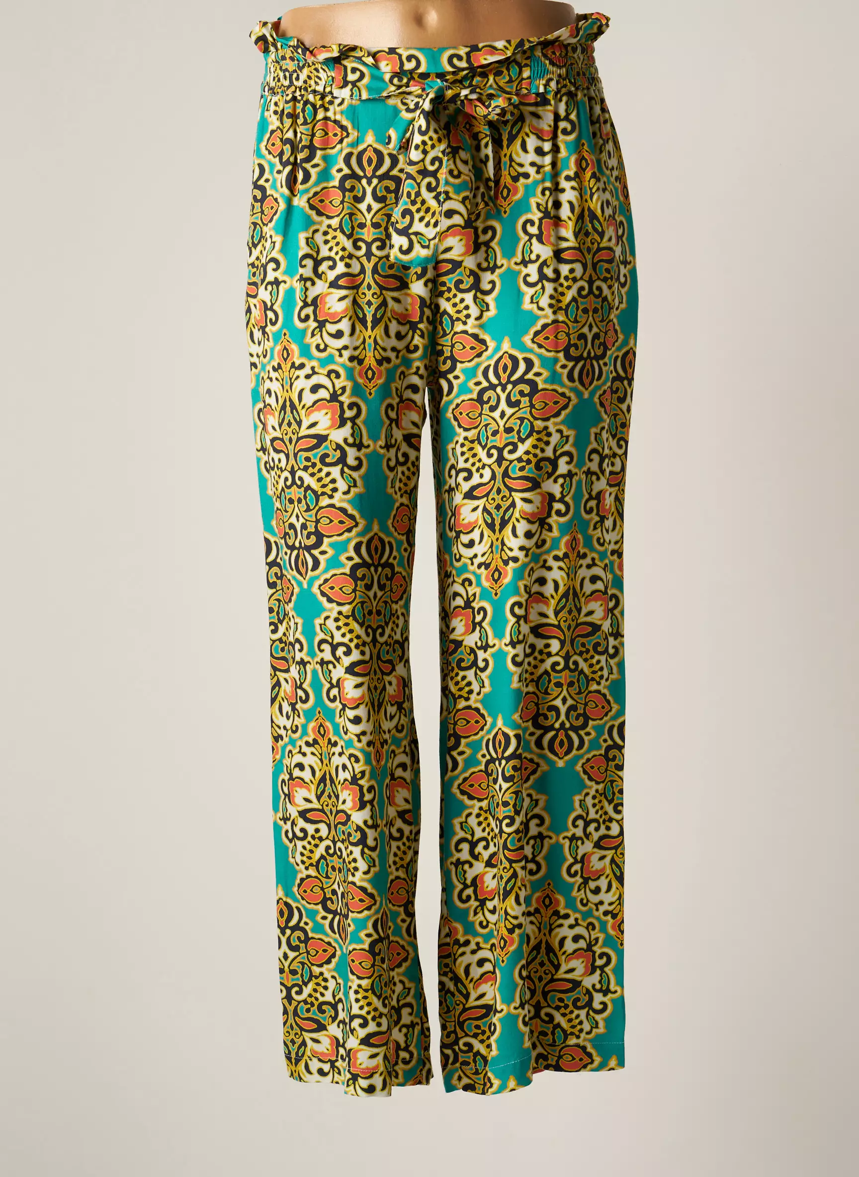 Paul Brial Pantalons Larges Femme couleur jaune