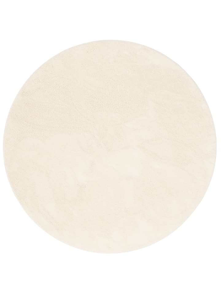 Pergamon Hochflor Langflor Teppich Super Soft Melia Rund in Creme günstig kaufen 120 x 120 cm