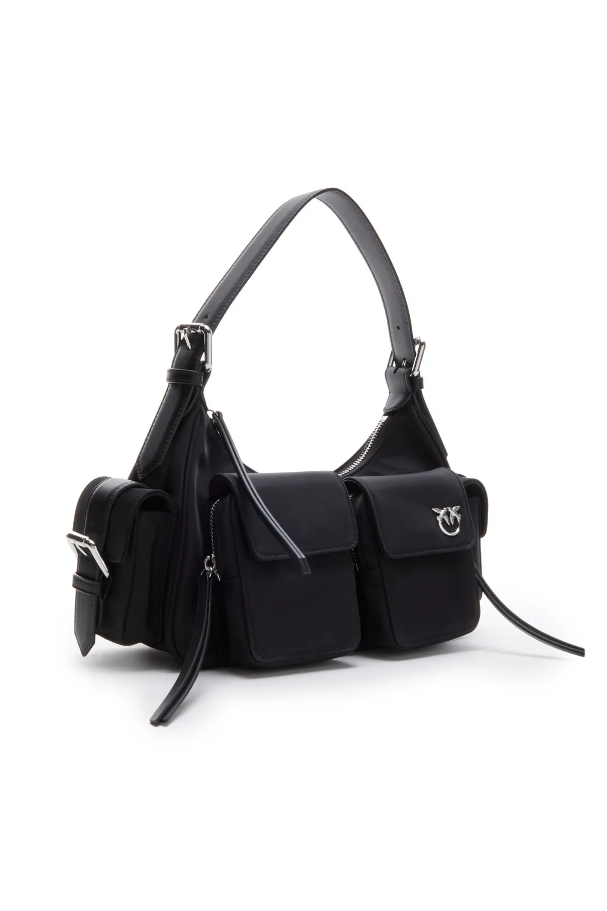 1'ASLAN  Pinko Damen Schultertasche Schwarz 102794-a1j4-z99n