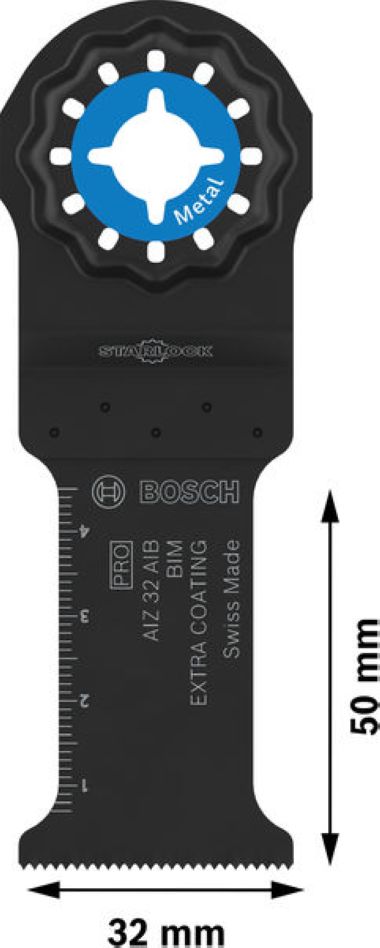 Bosch Blue Accessories 2608669077 PRO Starlock AIZ 32 AIB brzeszczot do piły zanurzeniowej BIM Metal 32 x 50 luzem