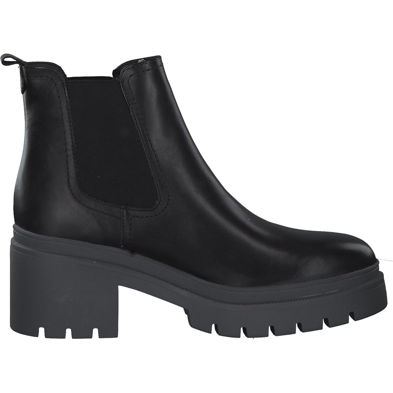 Tamaris 25459, Chelsea Boots, Damen, Schwarz/Grau