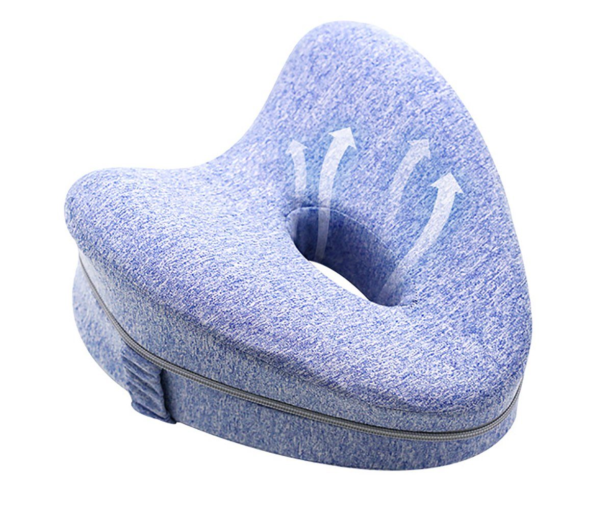 Uana Seitenschläferkissen Kniekissen für Seitenschläfer,Beinkissen aus Memory-Schaum, 1-tlg.