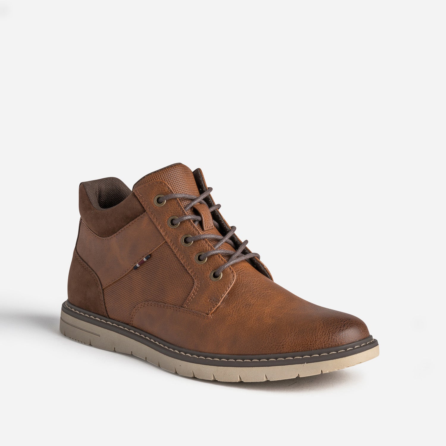 Basket cognac et marron