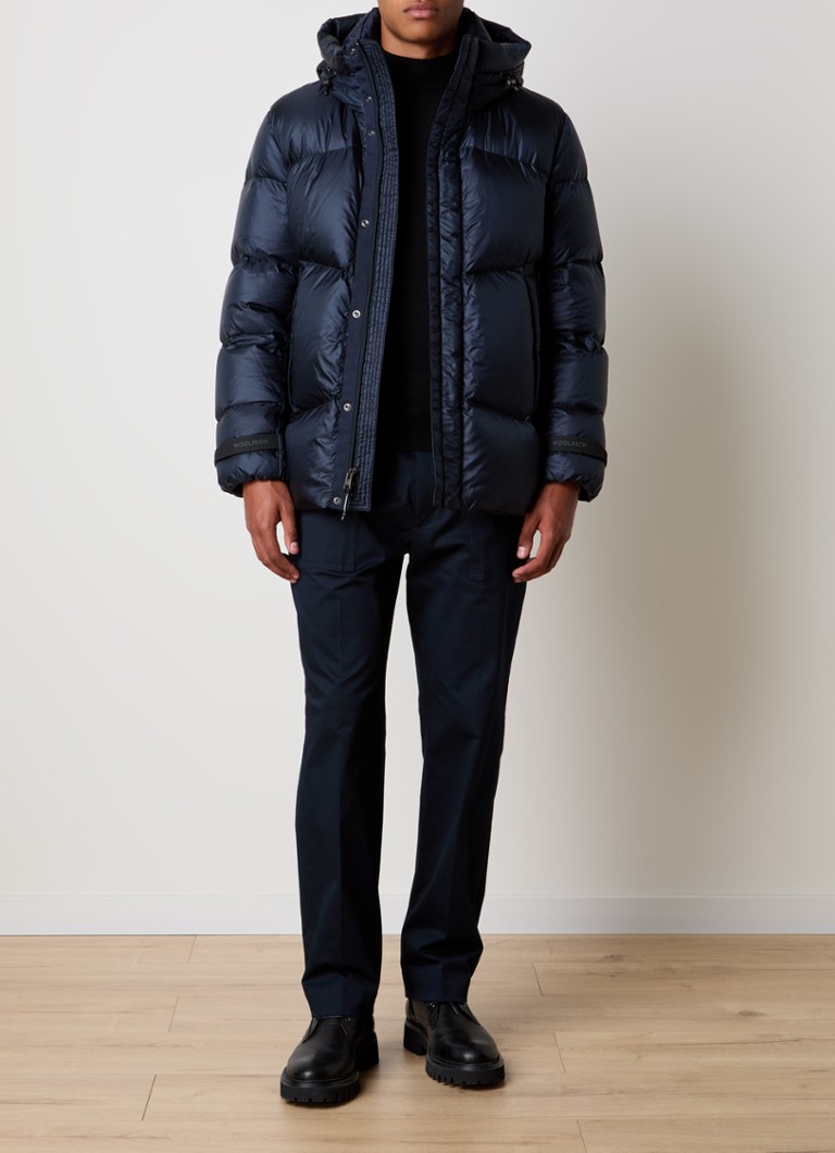 Woolrich Puffer jacket with down padding and hood