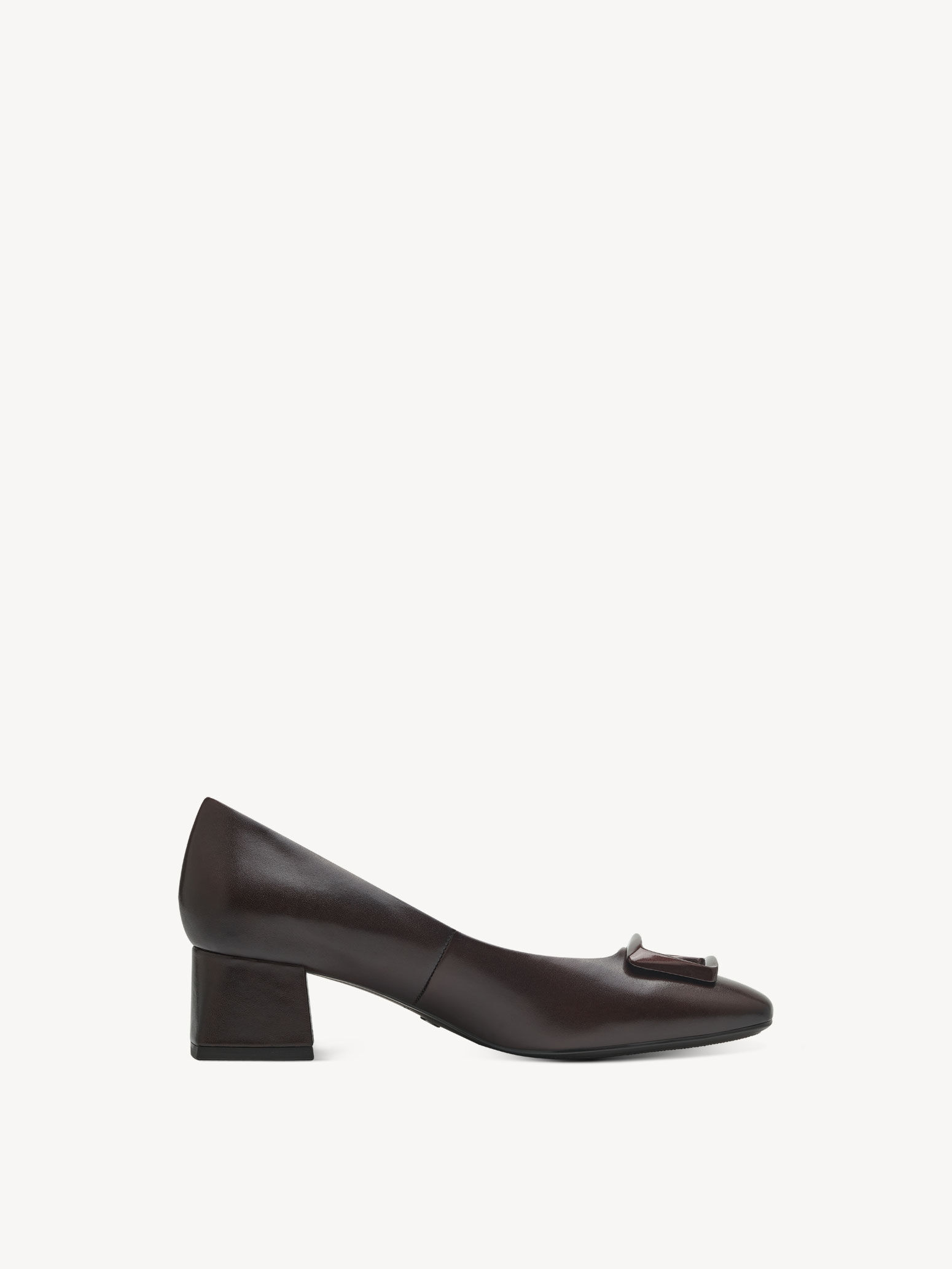 Escarpin en cuir - marron