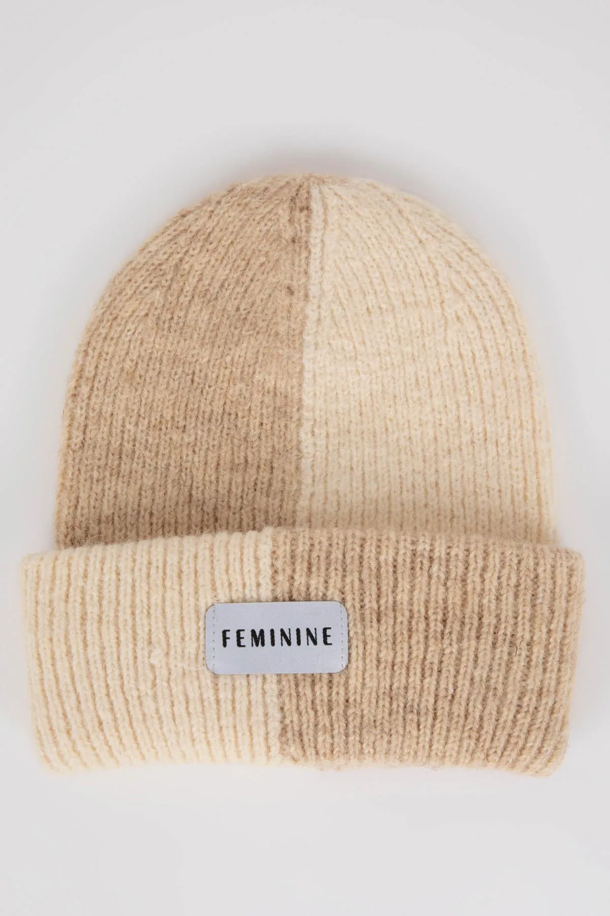 DeFacto  Gewebte, beschriftete Strickmütze für Damen