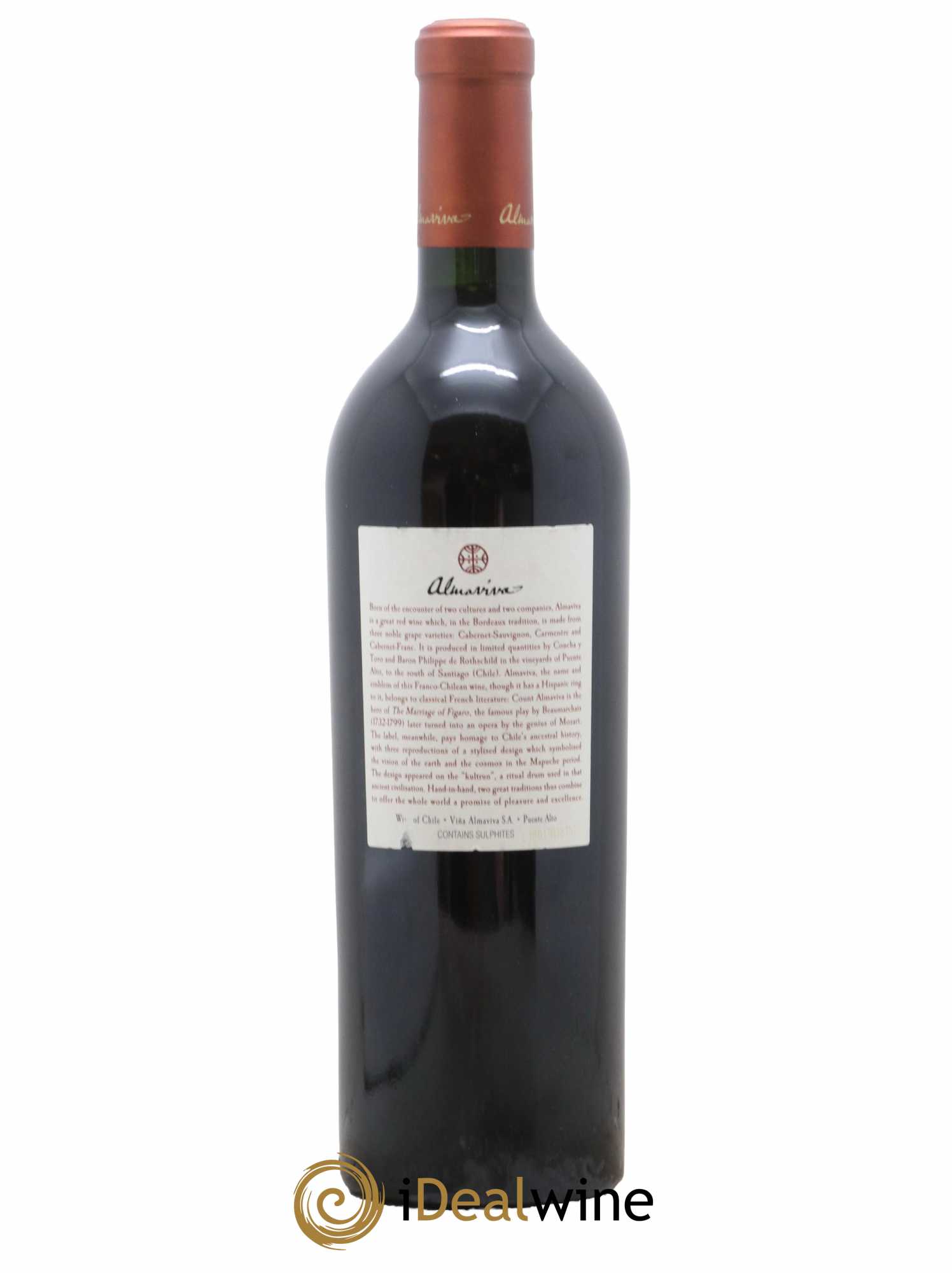 Chili Almaviva Baron P. de Rothschild Concha y Toro  2016 - Lot de 1 Bouteille