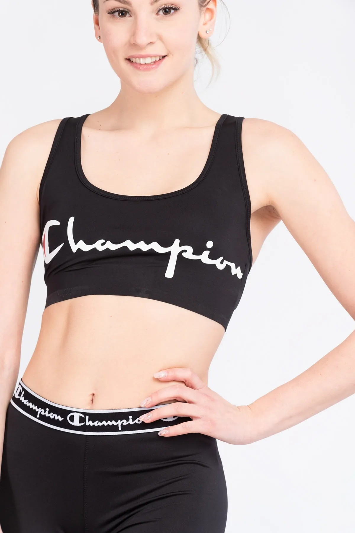 Champion  BH - Schwarz - Slogan