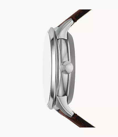 Fossil Uhr Townsman Multifunktionswerk Leder braun
