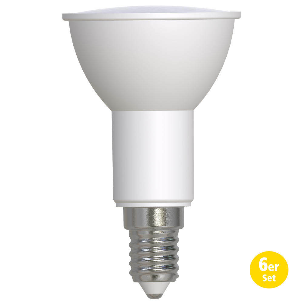 I-Glow LED- Leuchtmittel 6er Set JDR E14
