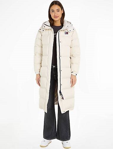 TOMMY-JEANS Damen Daunenmantel ALASKA LONG PUFFER