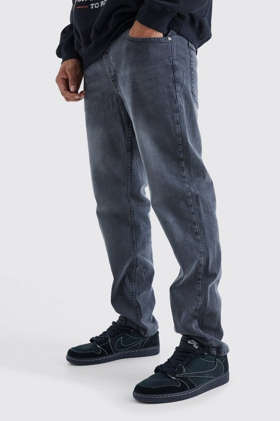 Stretch Jeans mit geradem Bein