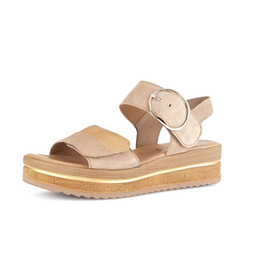 Gabor fashion Plateau Sandale beige
