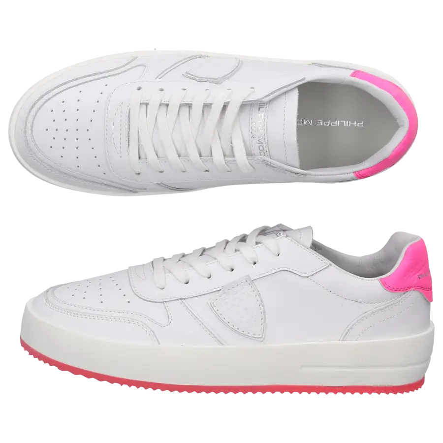 Philippe Model - Sneaker low NICE Kalbsleder - weiß