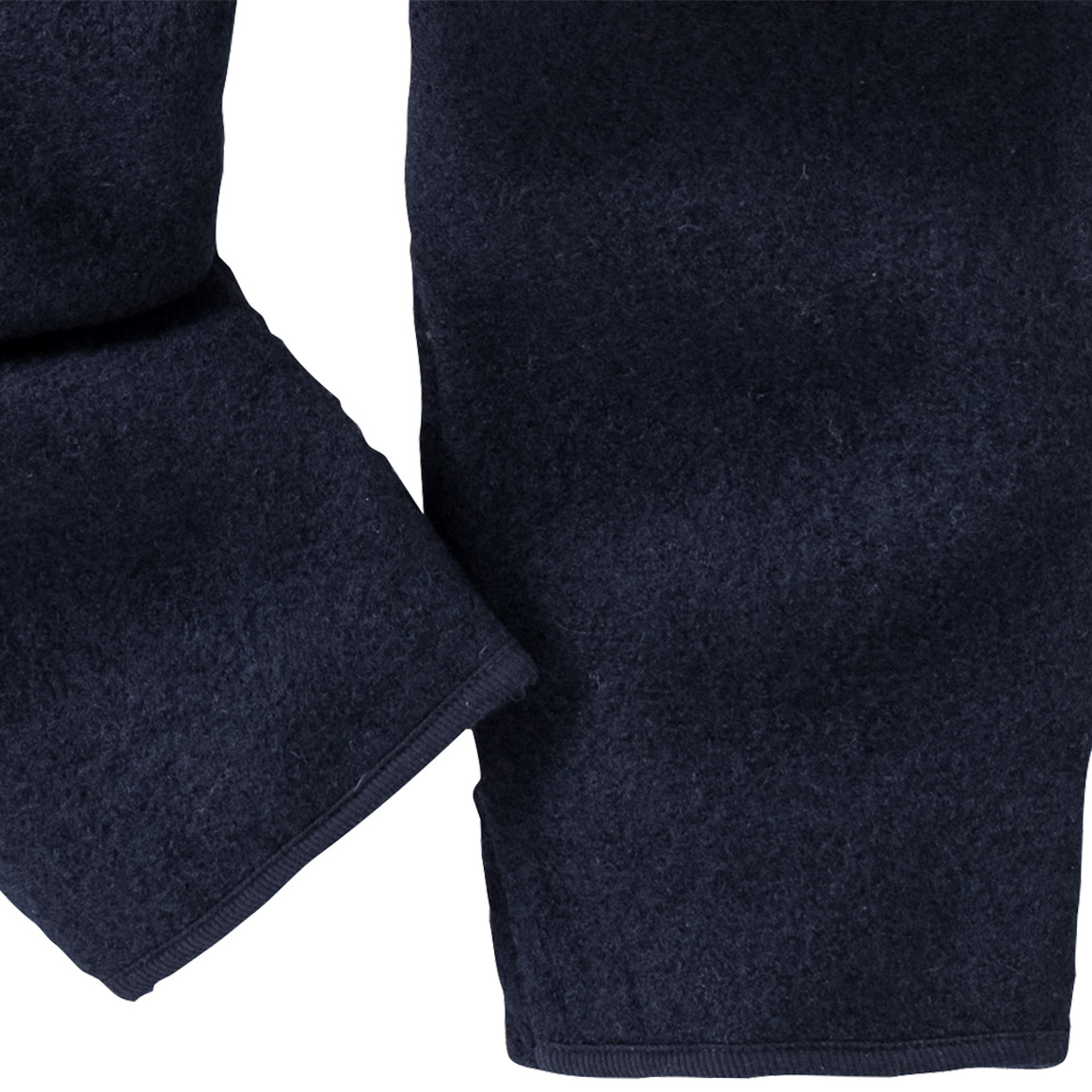 Baby Wollwalk-Latzhose mit Umschlagbündchen