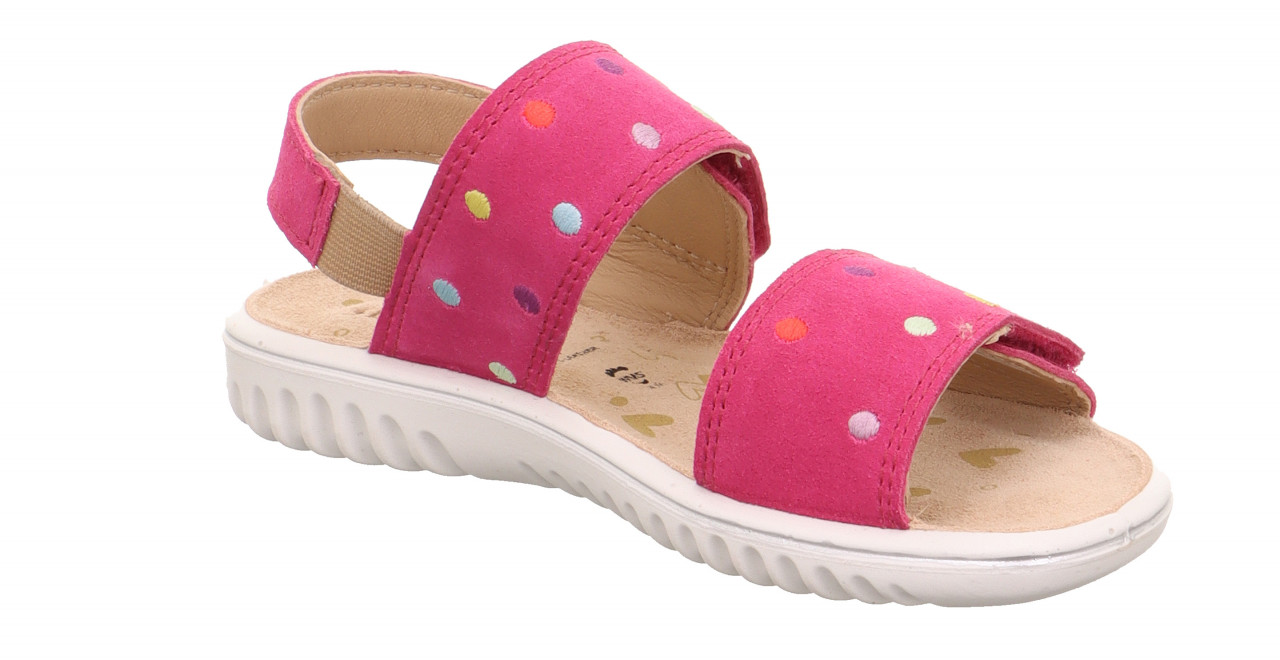 SPARKLE - PinkSandale mit Klettverschluss
