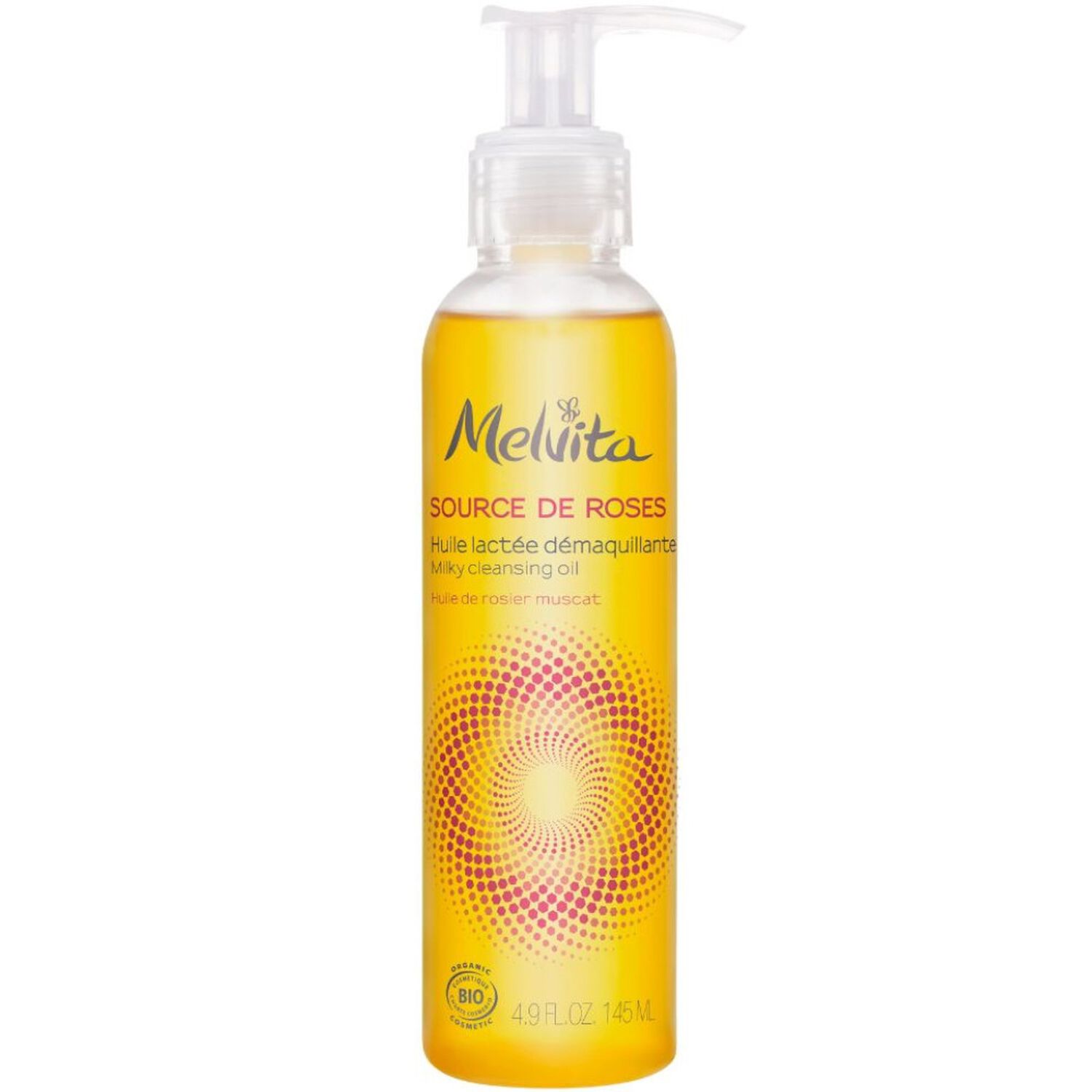 Melvita Source de Roses Huile Lactée Démaquillante 145 ml