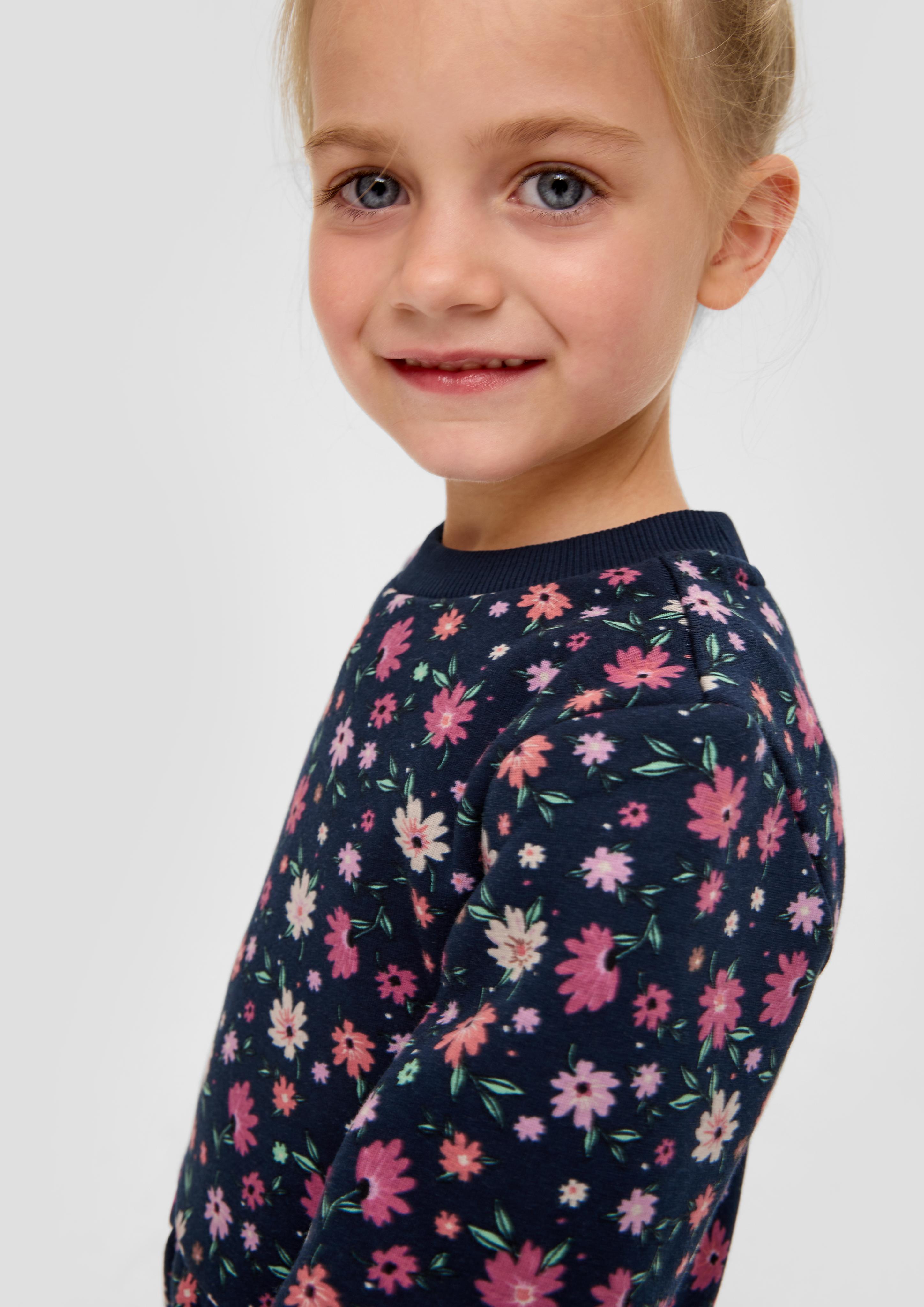 Thermofleece-Kleid mit Allover-Print  2133923-59A3