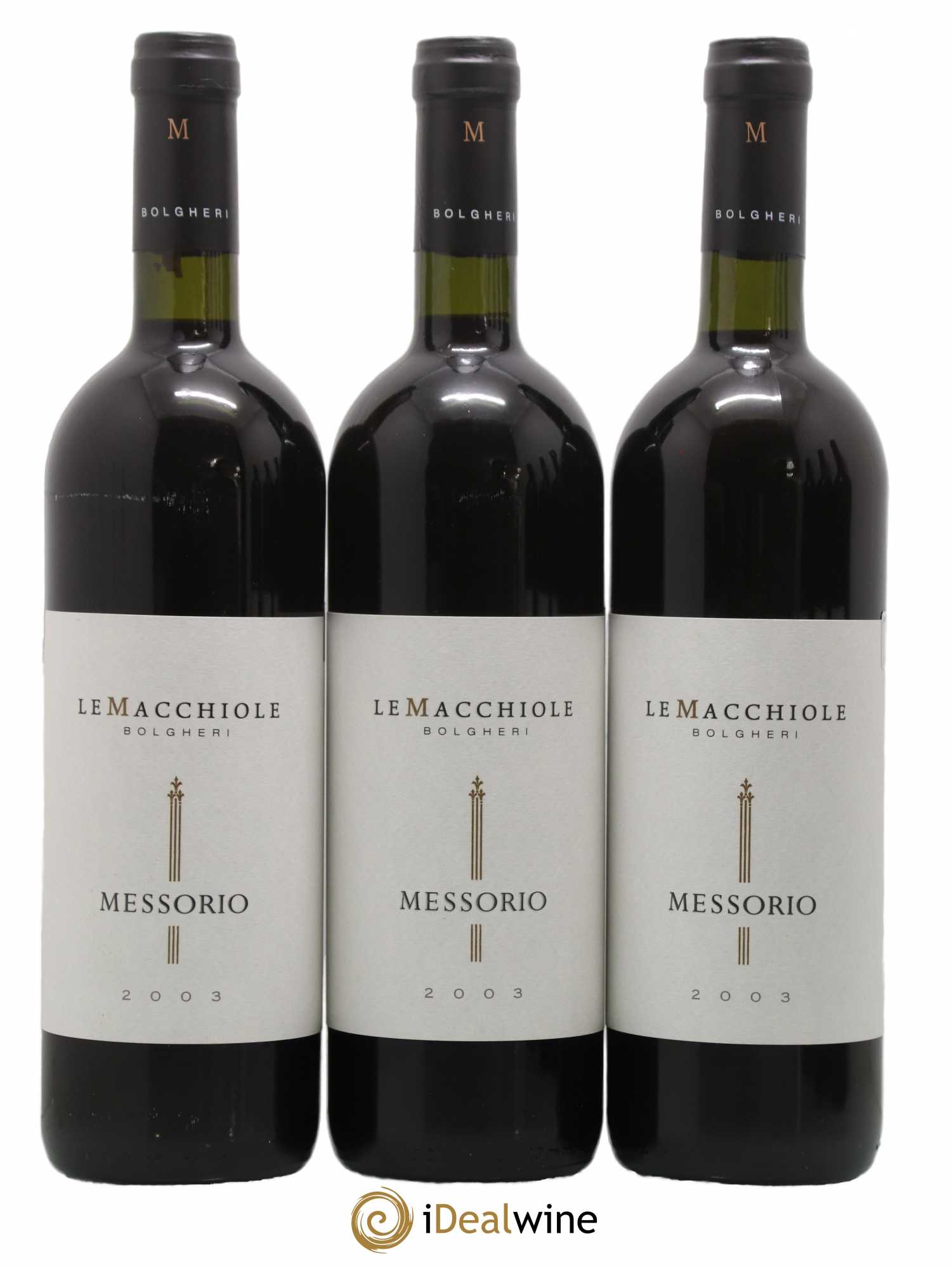 Toscana IGT Le Macchiole Messorio  2003 - Lot de 6 Bouteilles