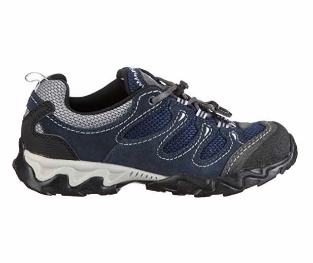 MEINDL Jungen Halbschuhe blau marine/silber Velour/Mesh