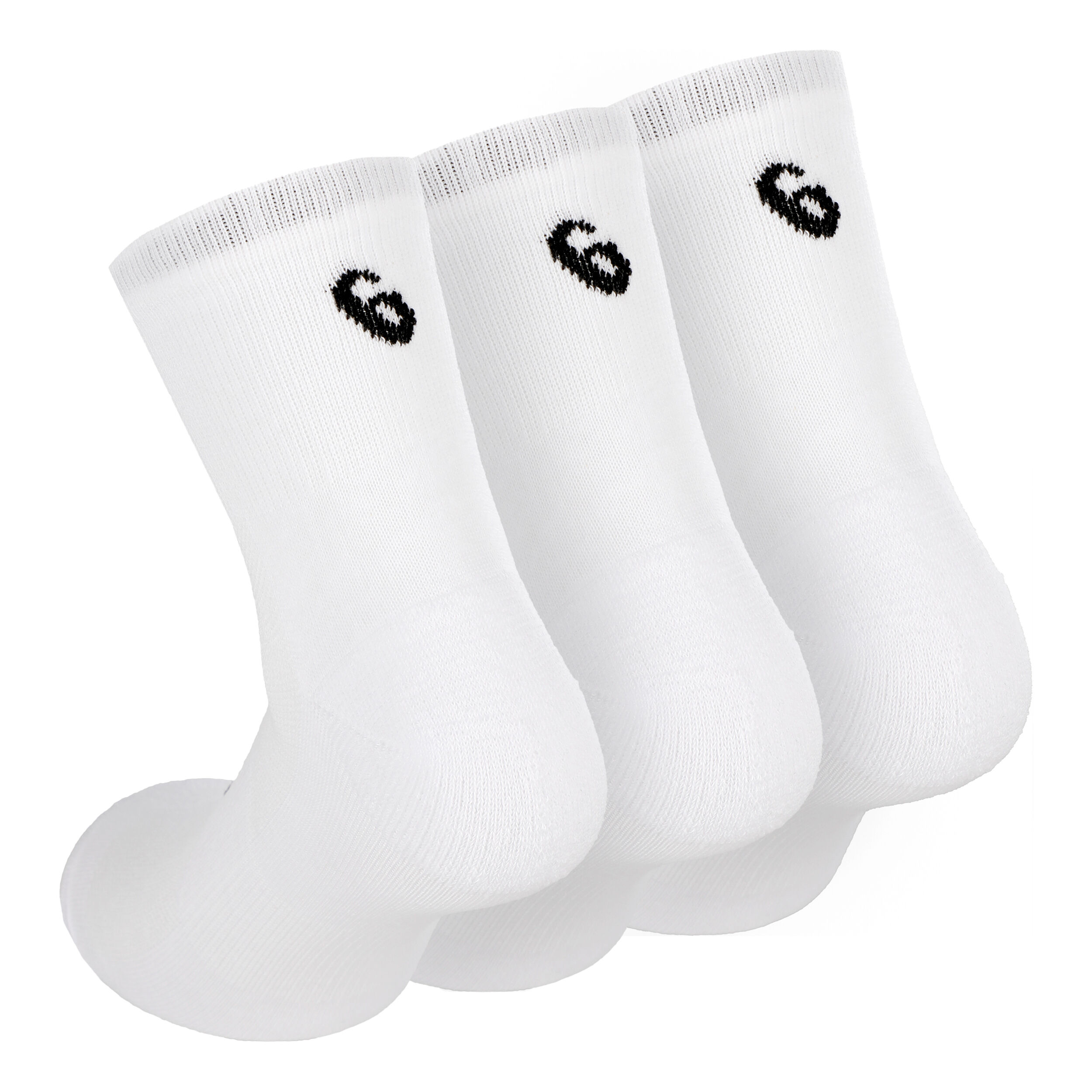 Quarter Sportsocken 3er Pack - Weiß, Schwarz