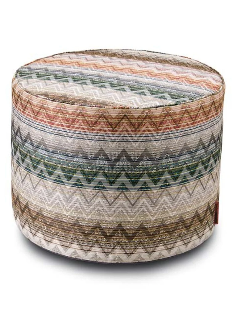 Puf Missoni Yacht cu model în zig-zag