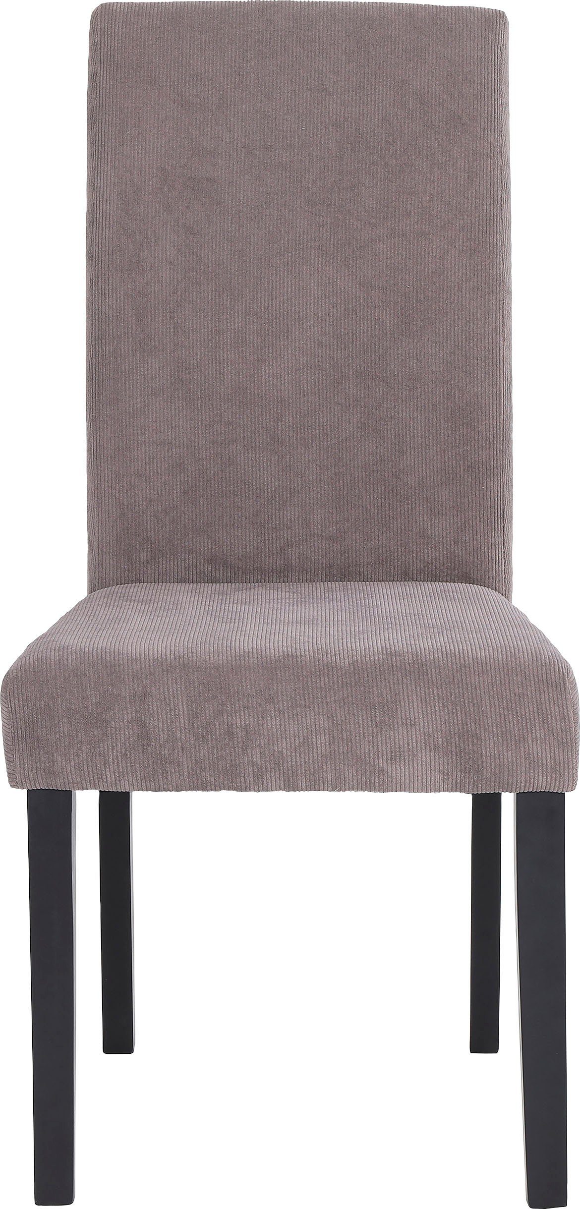 byLIVING Polsterstuhl Silvio (Set, 2 St), Bezug in Cord oder Samt, Massivholzbeine