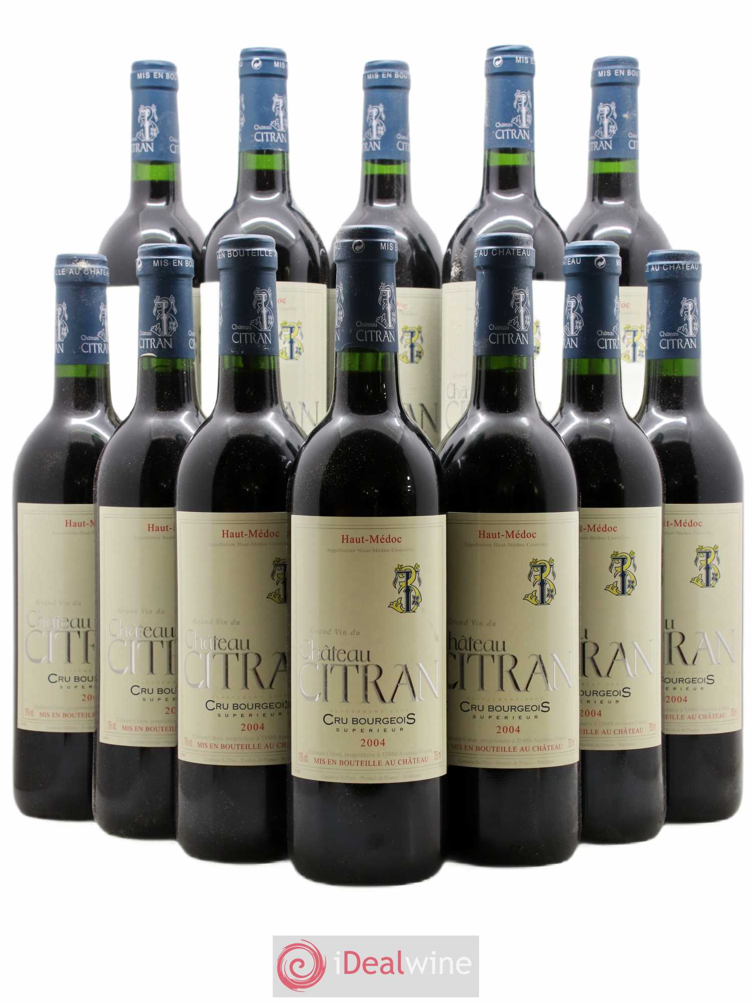 Château Citran Cru Bourgeois  2004 - Lot de 12 Bouteilles